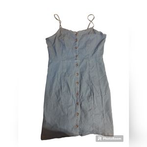 Button up Jean Dress Love by Chesley 2X